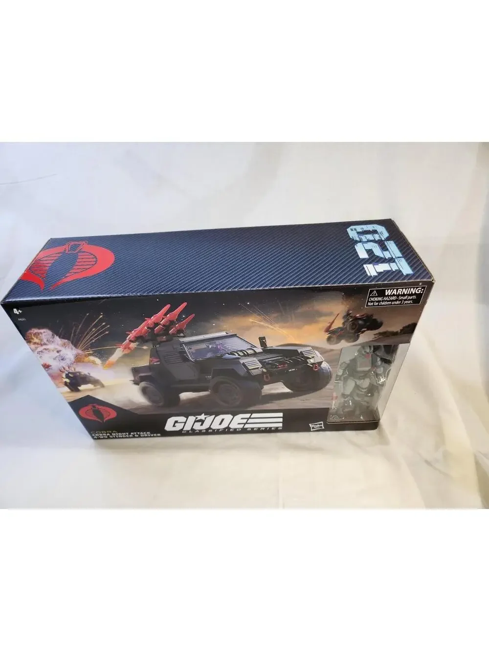 G.I. Joe Classified Cobra Night Attack Vehicle 4WD Stinger & Driver  Brand New - Picture 2 of 6
